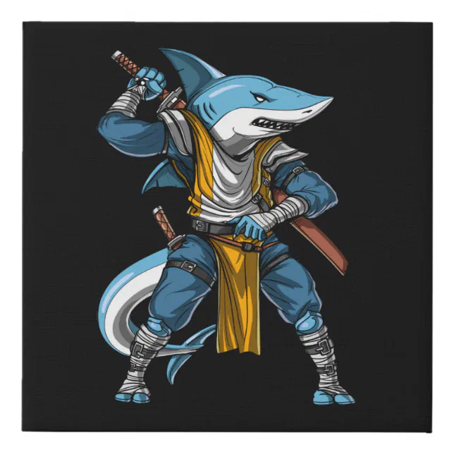 https://rlv.zcache.com/shark_ninja_samurai_faux_canvas_print-r316d9c106a03458f9d943c9c312e26f2_6y4tx_644.webp?rlvnet=1