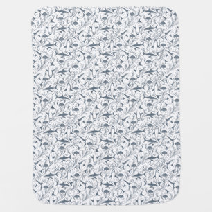 Shark Nouveau Baby Blanket