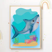 shark posters for kids