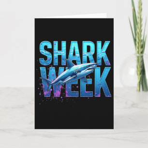 Shark Ocean Beach Scu Vacation Lover Card
