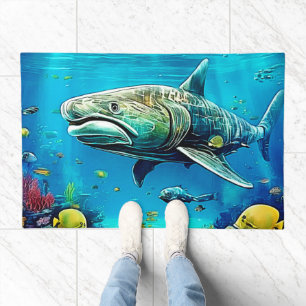 Shark Ocean Predator Art Doormat