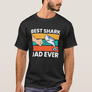 Shark Papa Best Shark Dad Ever T-Shirt