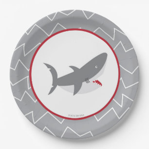 Shark Paper Plates