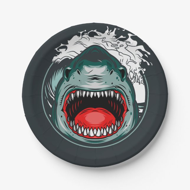 Shark Paper Plates (Front)