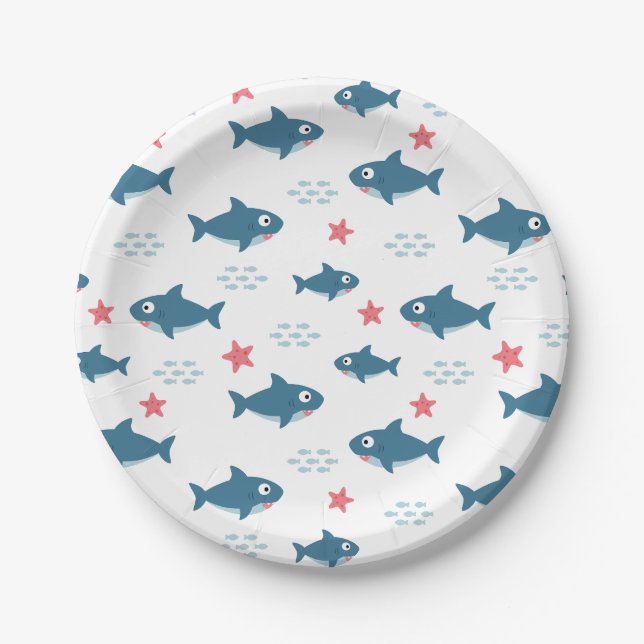 Shark Paper Plates (Front)