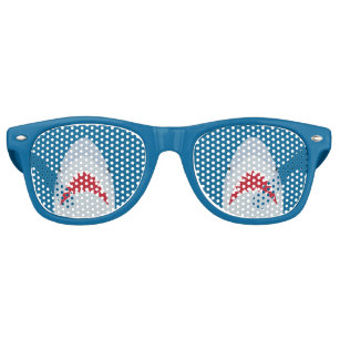 White cheap shark eyewear