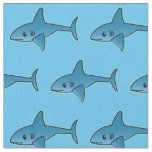 Shark Pattern - Custom Combed Cotton (56&quot; width) F Fabric