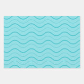 Shark Pattern Wrapping Paper Sheets (Front 3)