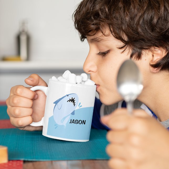 Shark Personalized Boy Name Mug (Shark Personalized Boy Name Mug
)