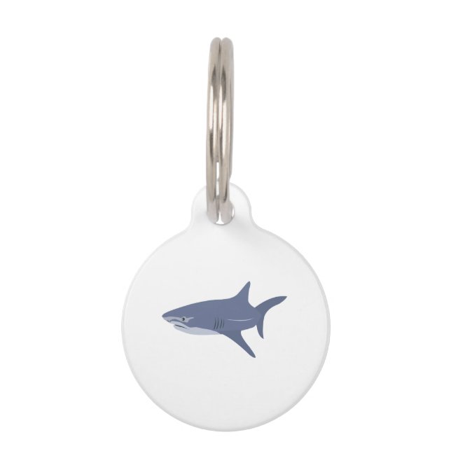 Shark Pet ID Tag (Front)