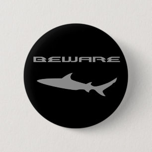 Shark Pinback Button