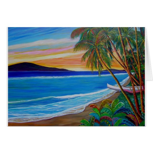 Shark pit sunset cards (Front Horizontal)