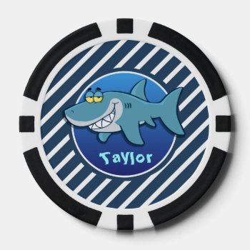 Shark Poker Chips by doozydoodles at Zazzle