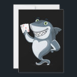 Shark Poker Player - Funny Shark Gifts Save The Date<br><div class="desc">Shark Poker Player - Funny Shark Gifts</div>