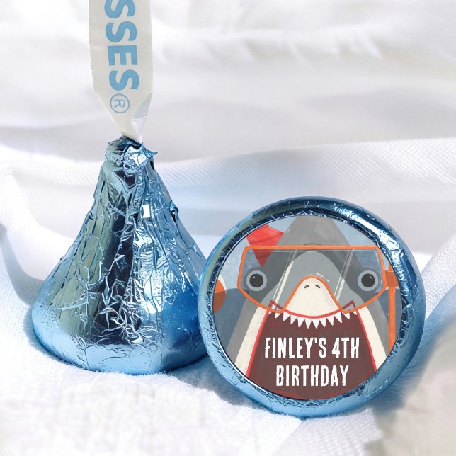 Shark Pool Party Boy Birthday Favors (Creator Uploaded)