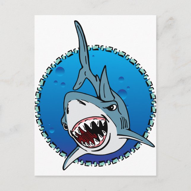 SHARK! POSTCARD (Front)