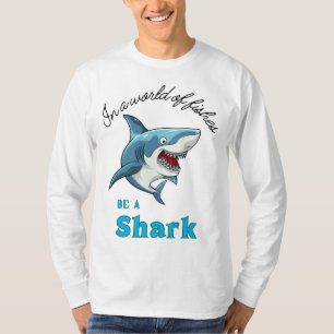 SHARK QUOTE ,FUNNY, CARTOON STYLE T-Shirt