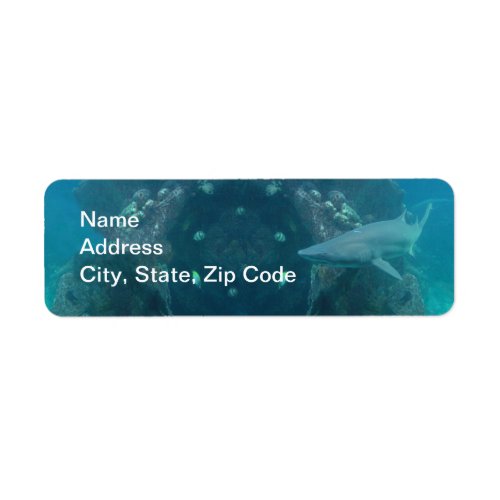 Shark Return Address Label