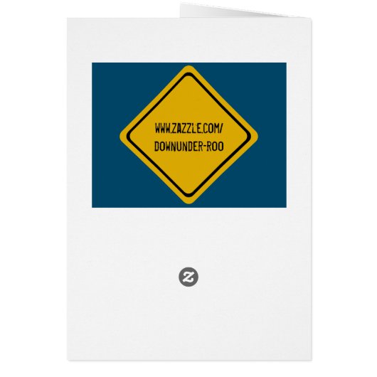 shark road sign (Back)