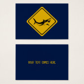 shark road sign (Front & Back)