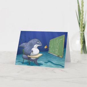Shark School Card