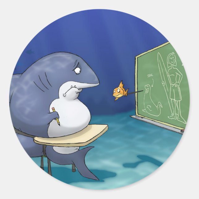 Shark School Stickers (Front)