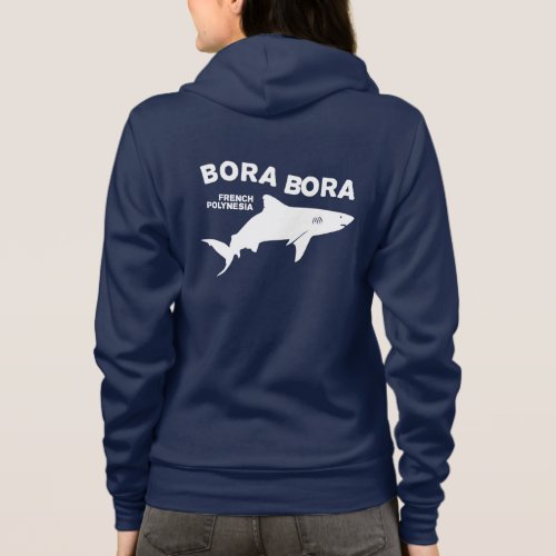 Shark Scuba Diving In Bora Bora Hoodie