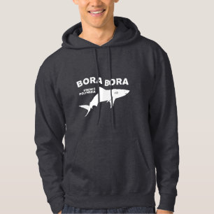 Shark Scuba Diving In Bora Bora Hoodie