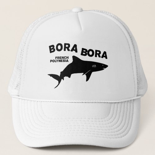 Shark Scuba Diving In Bora Bora Trucker Hat