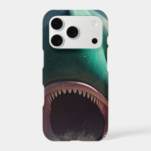 Shark sculpture on the beach iPhone 17 pro case