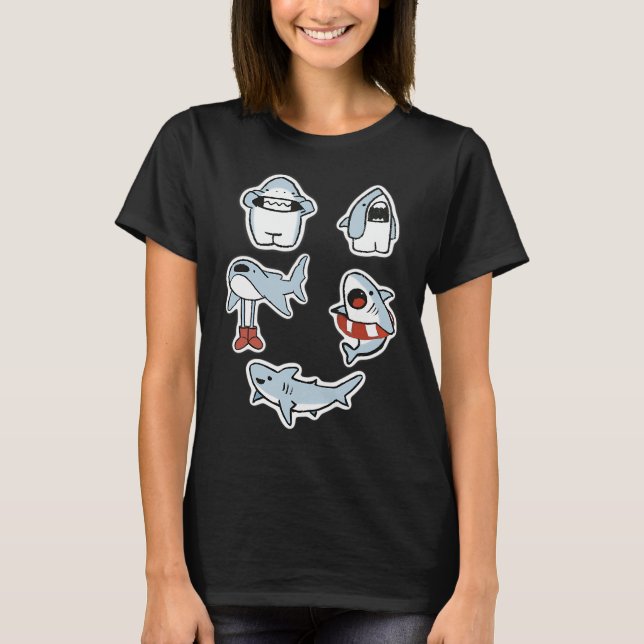 Shark set digital design T-Shirt (Front)