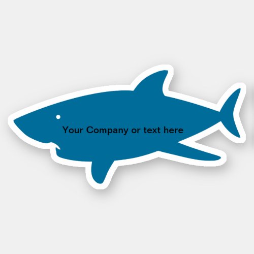 Shark Shape Sticker
