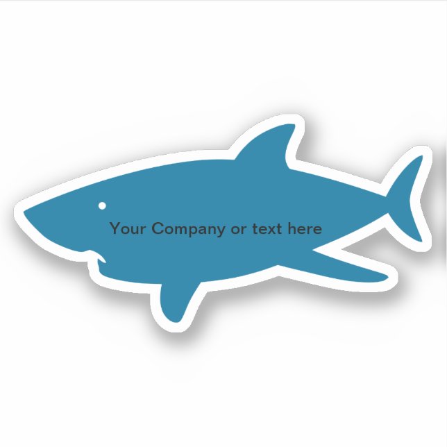 Shark Shape Sticker (Front)