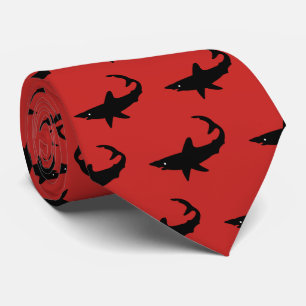 Shark Sharks Great White Neck Tie