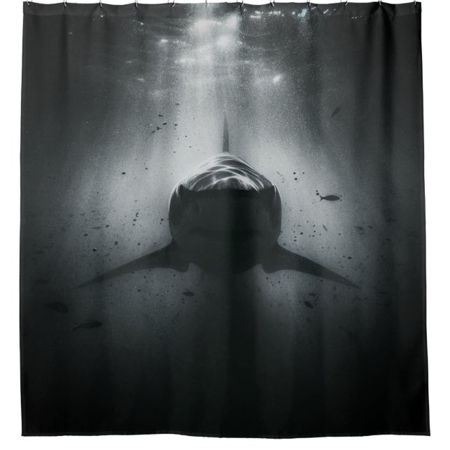Shark Shower Curtain (Front)