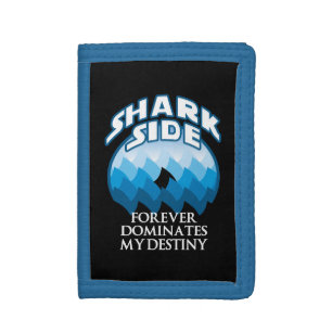 Shark Side Funny Quote For Shark Lovers Tri-fold Wallet