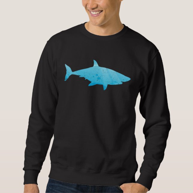 Shark Silhouette   Sharks    3 Sweatshirt (Front)