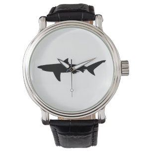 Shark silhouette watch
