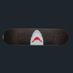 Shark Skateboard Deck<br><div class="desc">shark, great, white, cartoon, ocean, fish, cool, awesome</div>