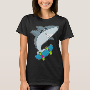 Shark Skater Skateboard T-Shirt