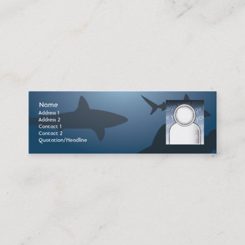 Shark - Skinny Business Card Template