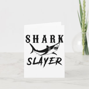 Shark Slayer Shark Fishing And Salt Water Anglers Card
