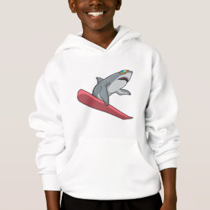 Shark Snowboarder Snowboard Hoodie