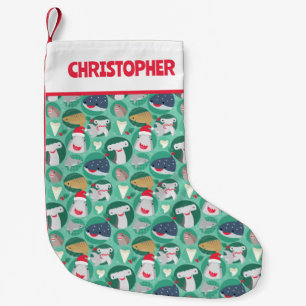 Shark Species Christmas Small Christmas Stocking