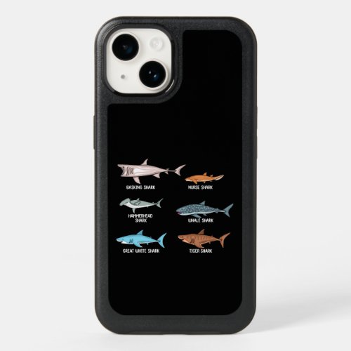 Shark Species Whale Shark Gift Kids White Shark OtterBox iPhone 14 Case