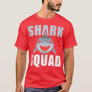 Shark Squad  Shark Team Crew Familly  funny Shark  T-Shirt