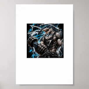 Shark Strength – Ultimate Gym Beast Poster
