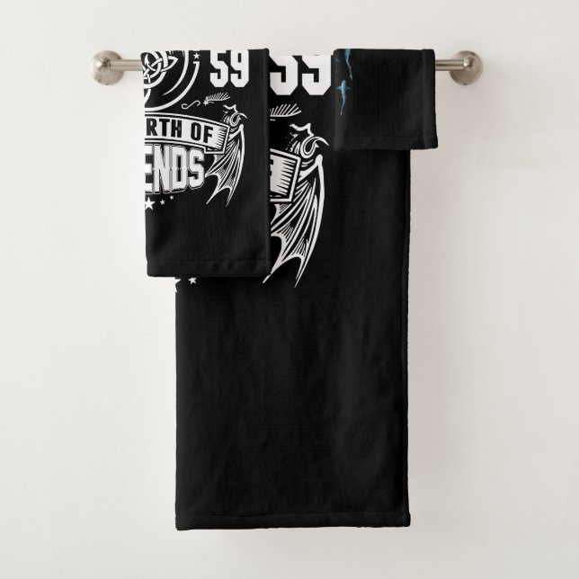 Shark - Swimming Sharks Cute Funny Gift Bath Towel Set (Insitu)