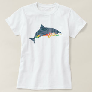 Shark Swoosh Illustration T-Shirt