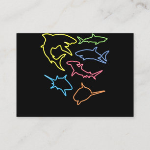 Shark Symbol - Cute Shark Lovers Gifts Business Card